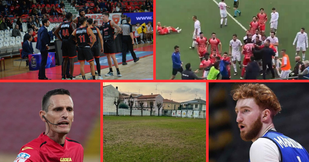 Top 2023 – Dalla rissa del Varese al sogno Mannion, Minelli arbitra a Induno: novembre e dicembre mesi cool